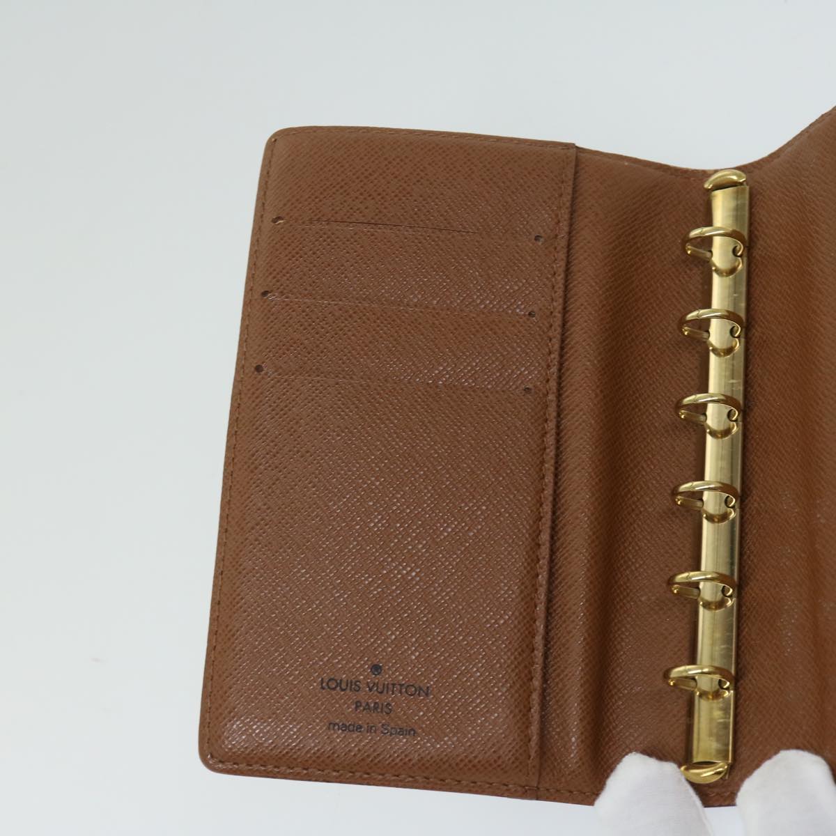 LOUIS VUITTON Monogram Agenda PM Day Planner Cover R20005 LV Auth am5892