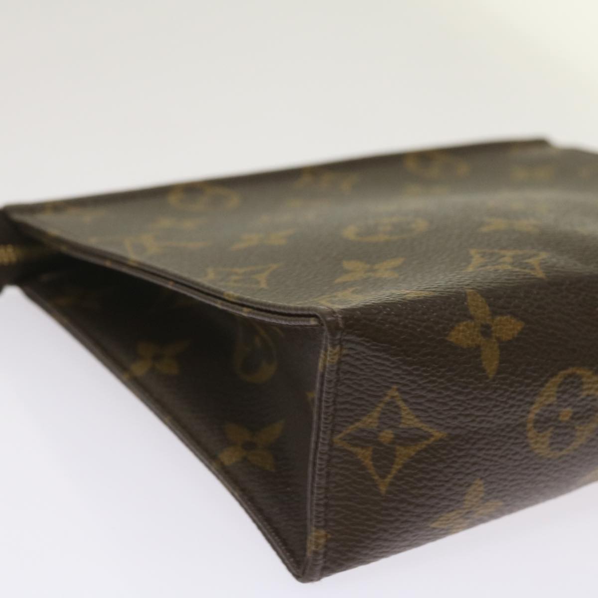 LOUIS VUITTON Monogram Poche Toilette 19 Pouch M47544 LV Auth am5893