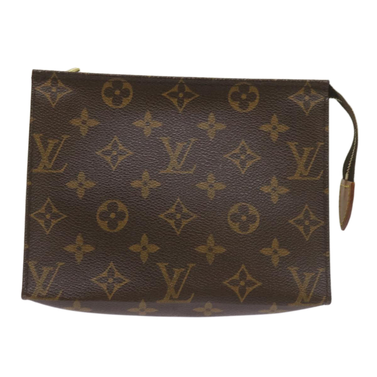 LOUIS VUITTON Monogram Poche Toilette 19 Pouch M47544 LV Auth am5893