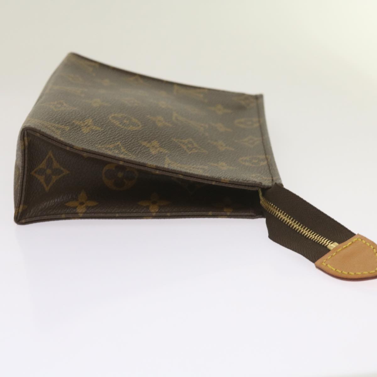 LOUIS VUITTON Monogram Poche Toilette 19 Pouch M47544 LV Auth am5893