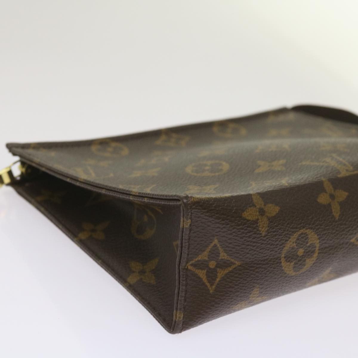 LOUIS VUITTON Monogram Poche Toilette 19 Pouch M47544 LV Auth am5893