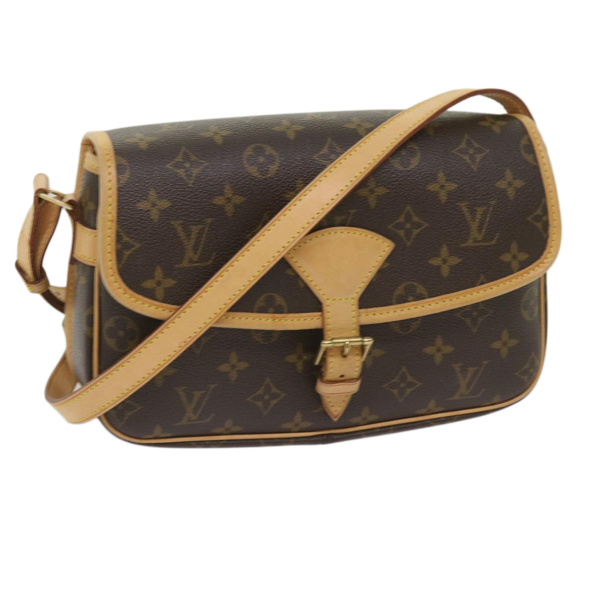 LOUIS VUITTON Monogram Sologne Shoulder Bag M42250 LV Auth am5899A