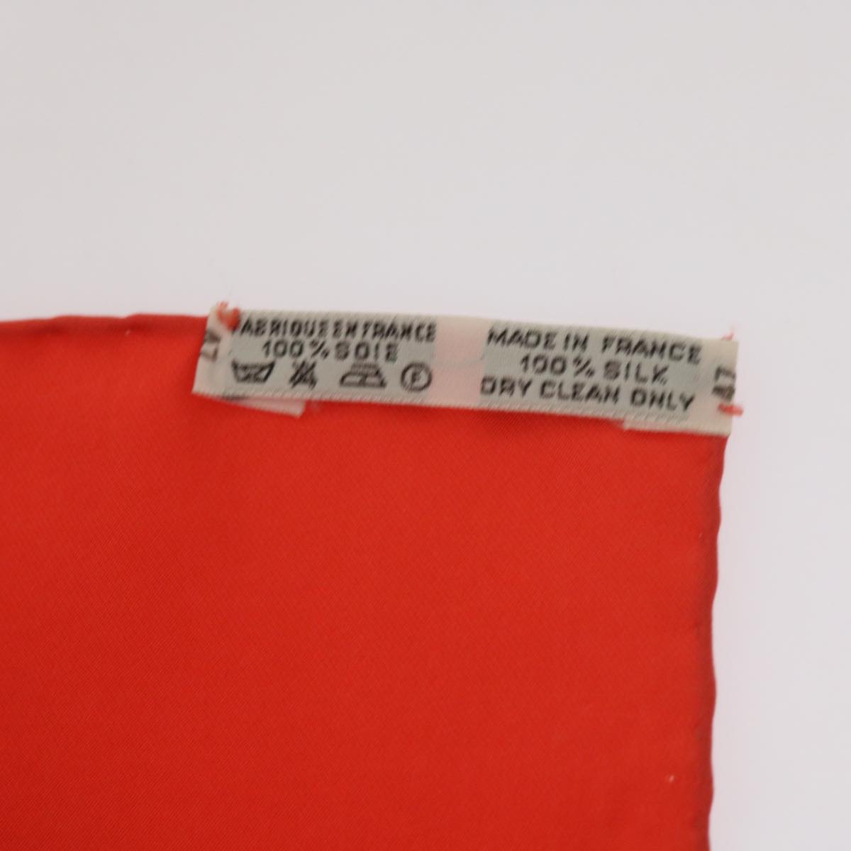 HERMES Carre 90 WASHINGTON’S CARRIAGE Scarf Silk Red Auth am5911