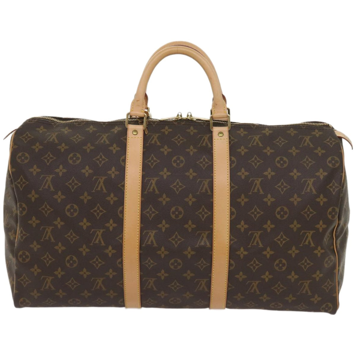 LOUIS VUITTON Monogram Keepall 50 Boston Bag M41426 LV Auth am5913A