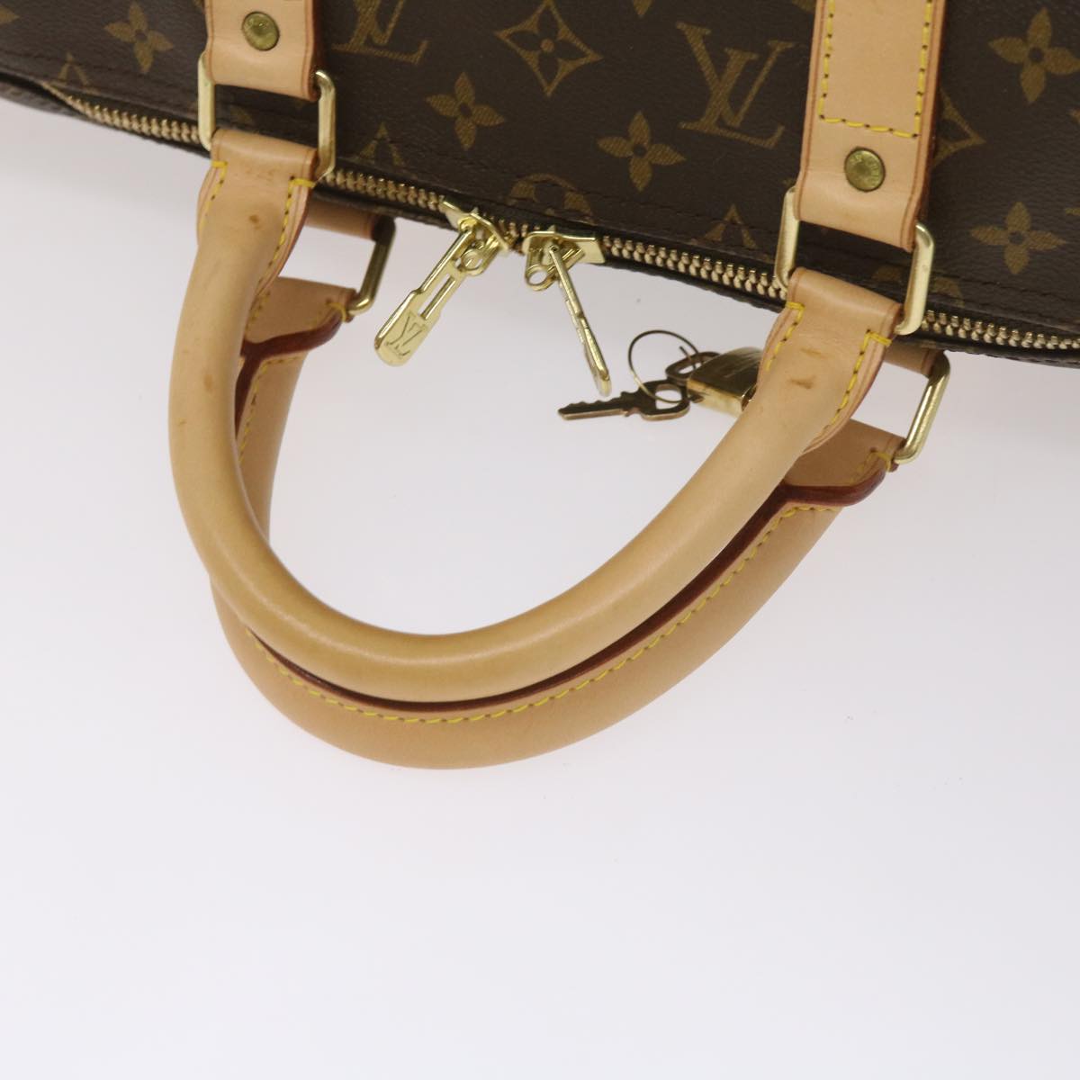 LOUIS VUITTON Monogram Keepall 50 Boston Bag M41426 LV Auth am5913A