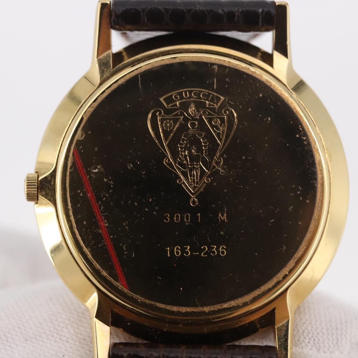 GUCCI Watches metal Gold 3001M Auth am5924