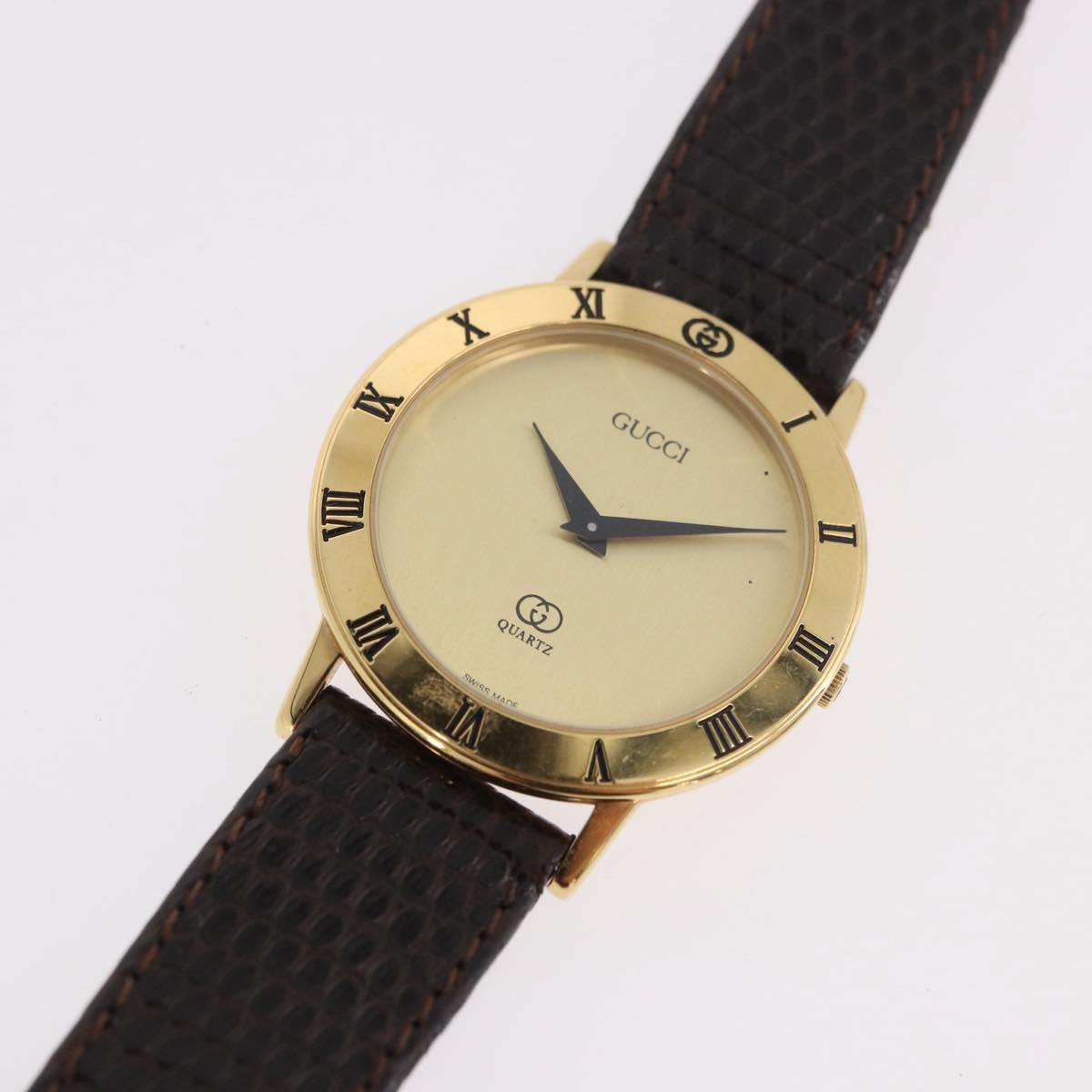 GUCCI Watches metal Gold 3001M Auth am5924