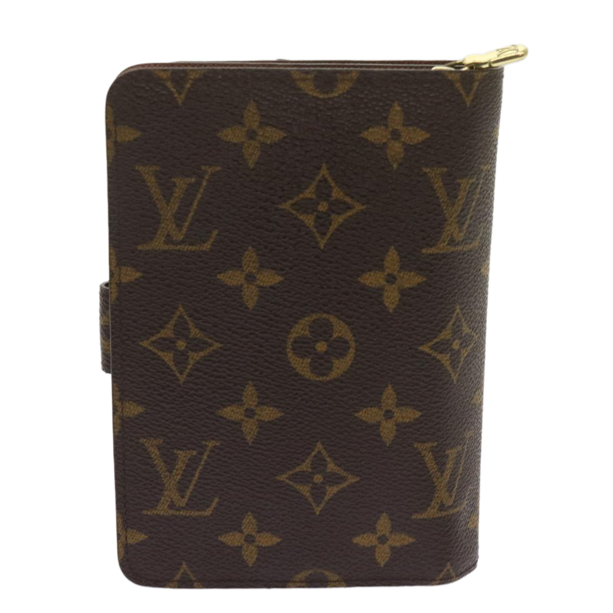 LOUIS VUITTON Monogram Porto Papie Zip Wallet M61207 LV Auth am5939