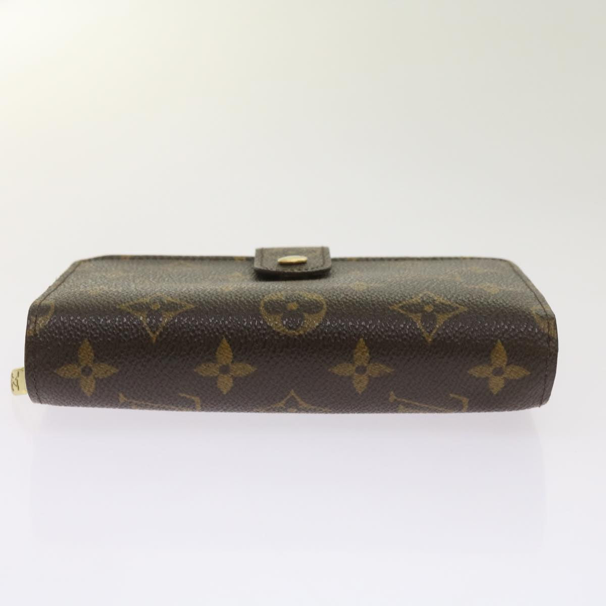 LOUIS VUITTON Monogram Porto Papie Zip Wallet M61207 LV Auth am5939