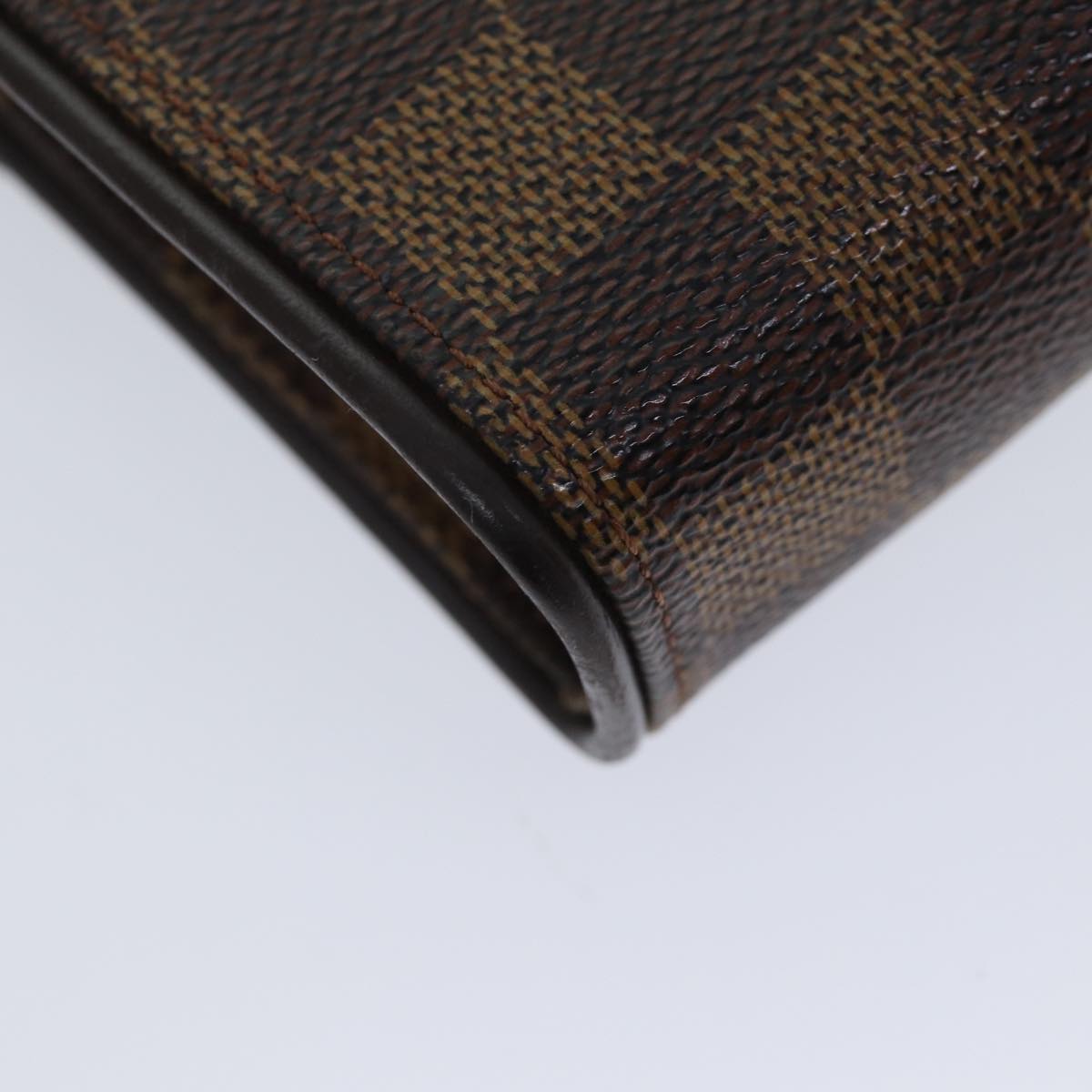 LOUIS VUITTON Damier Ebene Pochette Florentine Waist Bag N51856 LV Auth am6004