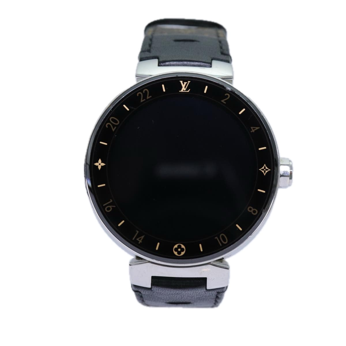 LOUIS VUITTON Monogram Tambour Horizon Digital Smart Watch QA003Z LV Auth am6018