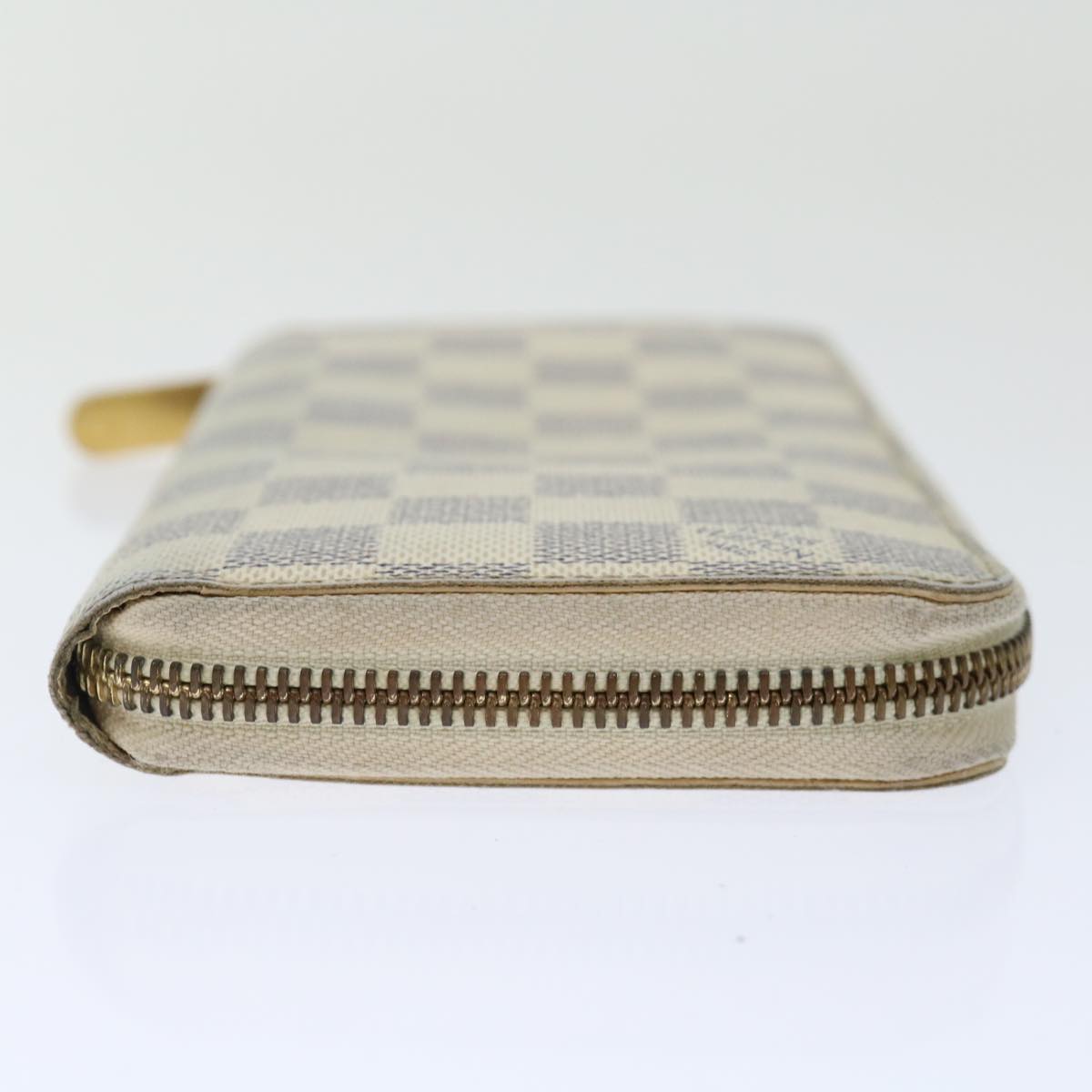 LOUIS VUITTON Damier Azur Zippy Wallet Long Wallet N63503 LV Auth am6023