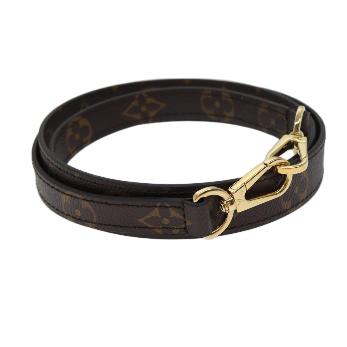 LOUIS VUITTON Monogram Shoulder Strap 42.1"""""""" LV Auth am6043