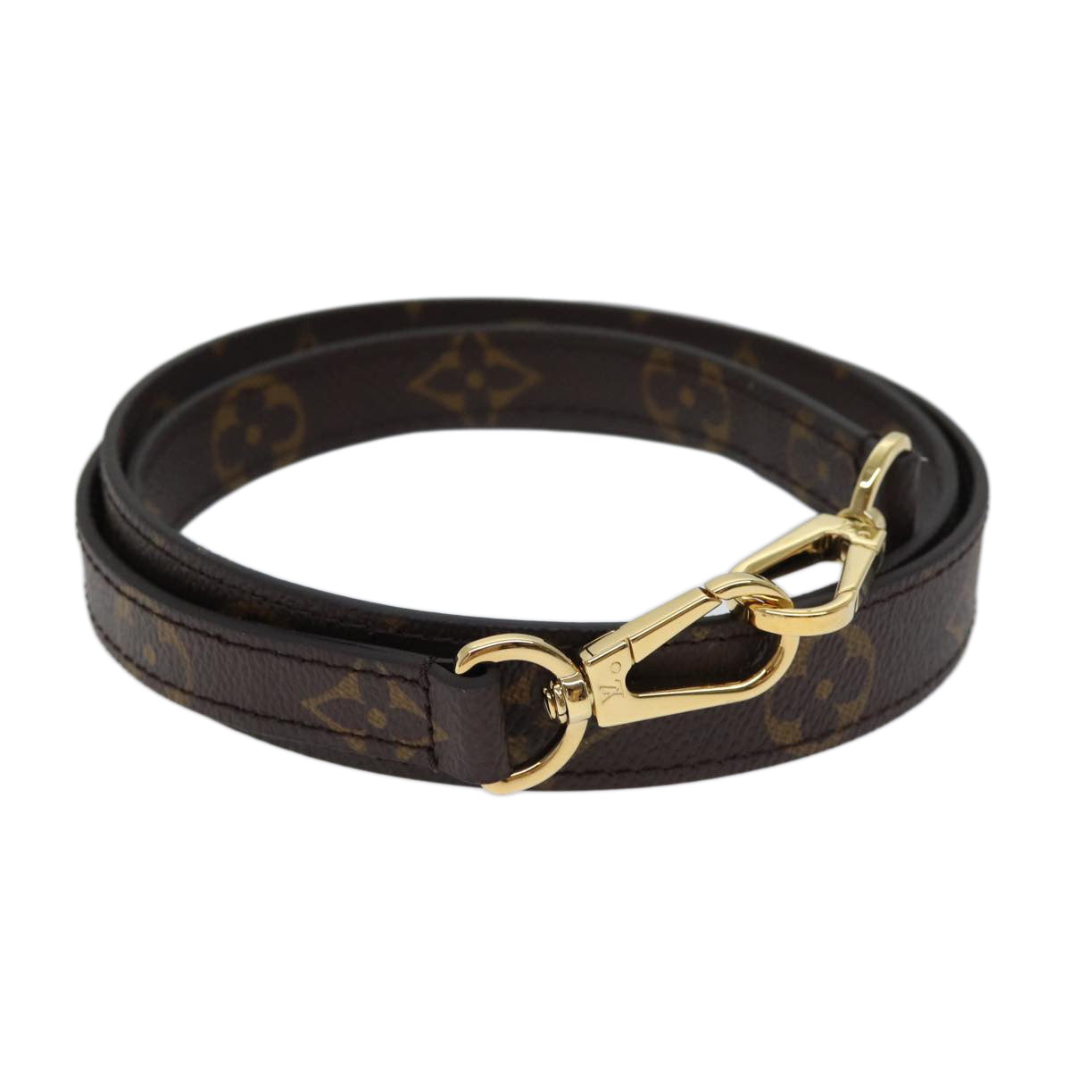 LOUIS VUITTON Monogram Shoulder Strap 42.1"""""""" LV Auth am6043