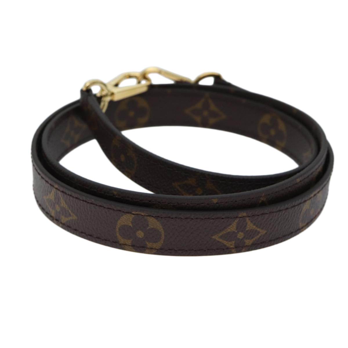 LOUIS VUITTON Monogram Shoulder Strap 42.1"""""""" LV Auth am6043
