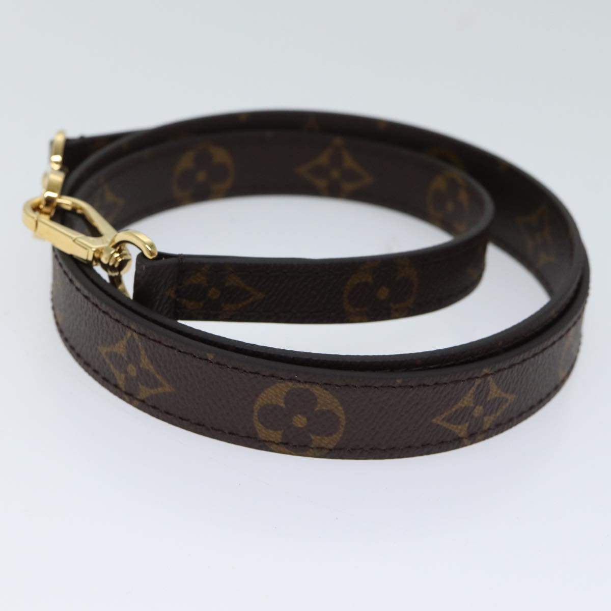 LOUIS VUITTON Monogram Shoulder Strap 42.1"""""""" LV Auth am6043