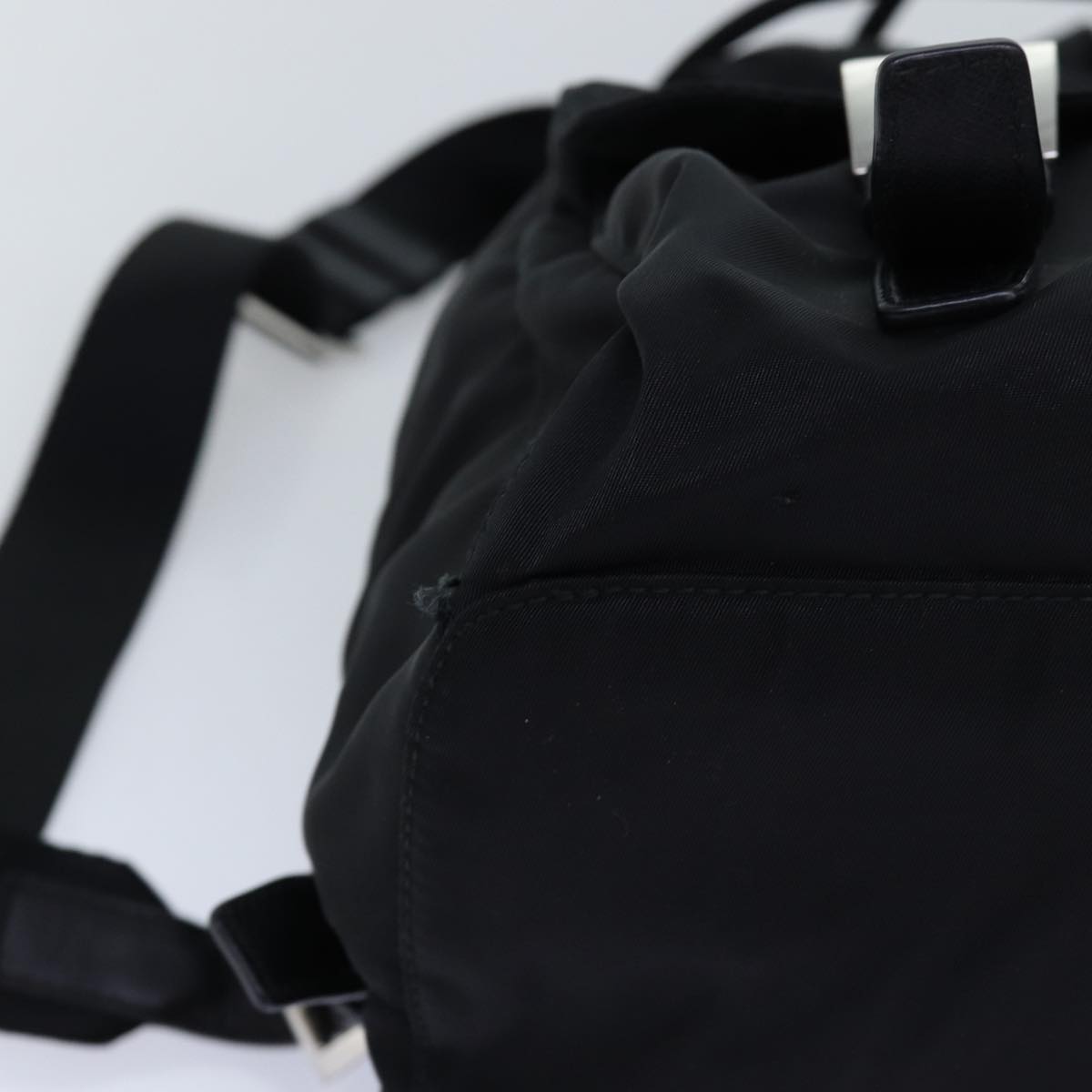 PRADA Backpack Nylon Black Auth am6095