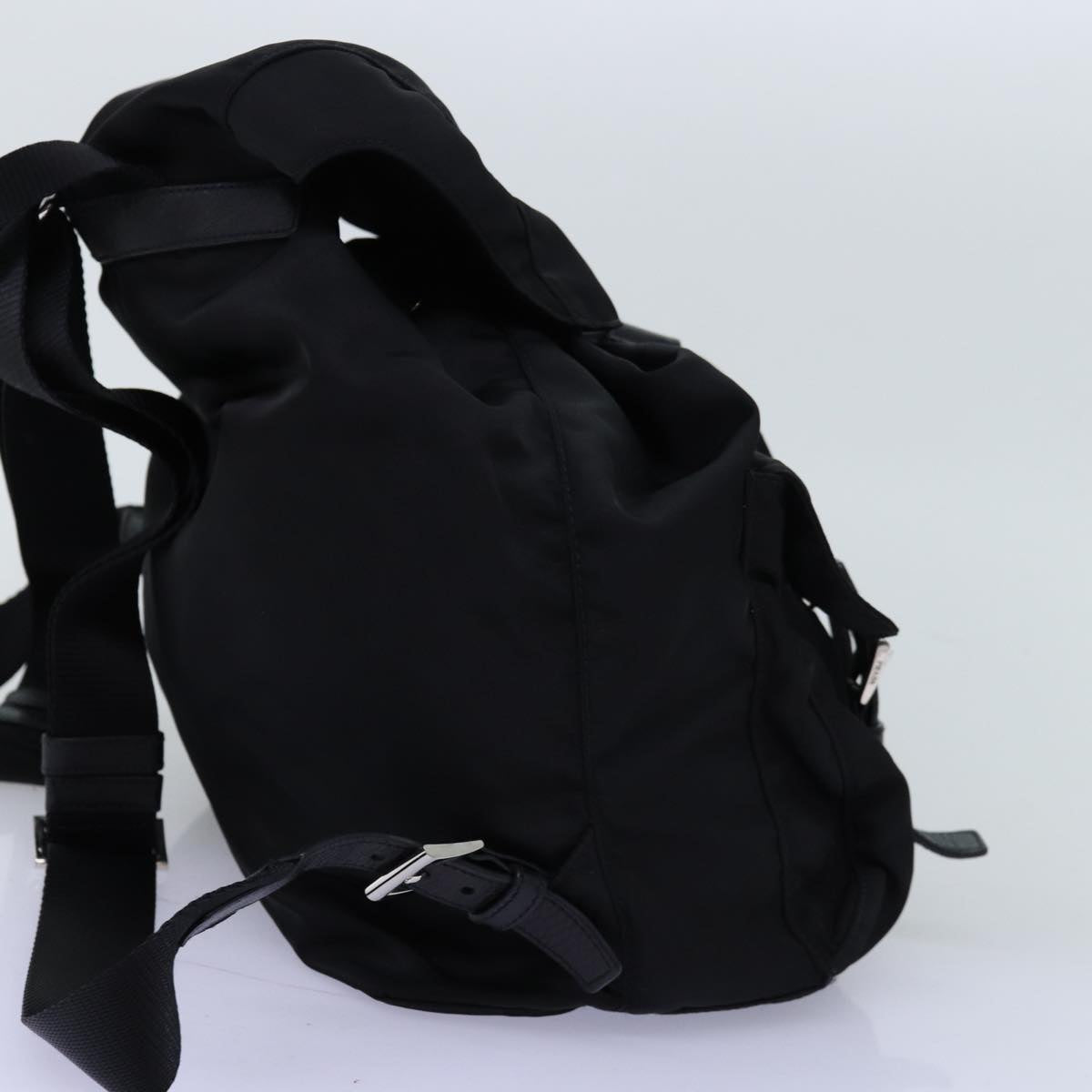 PRADA Backpack Nylon Black Auth am6095