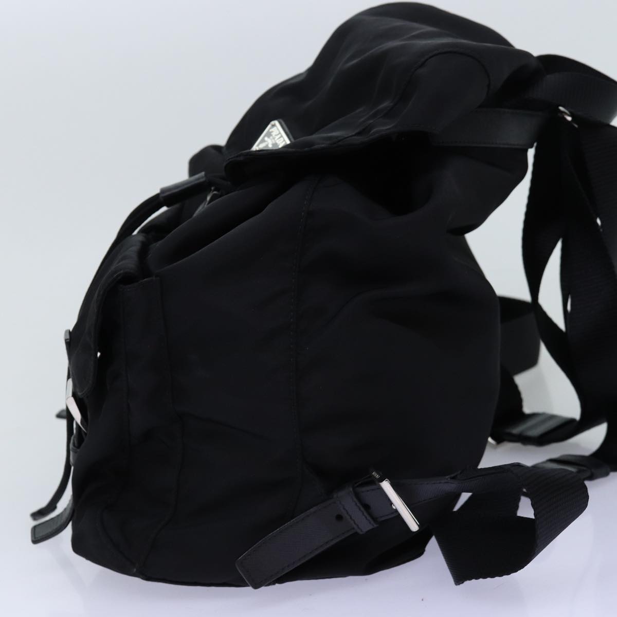 PRADA Backpack Nylon Black Auth am6095