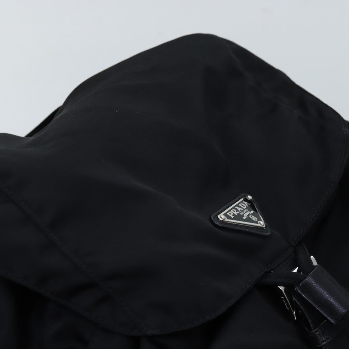 PRADA Backpack Nylon Black Auth am6095