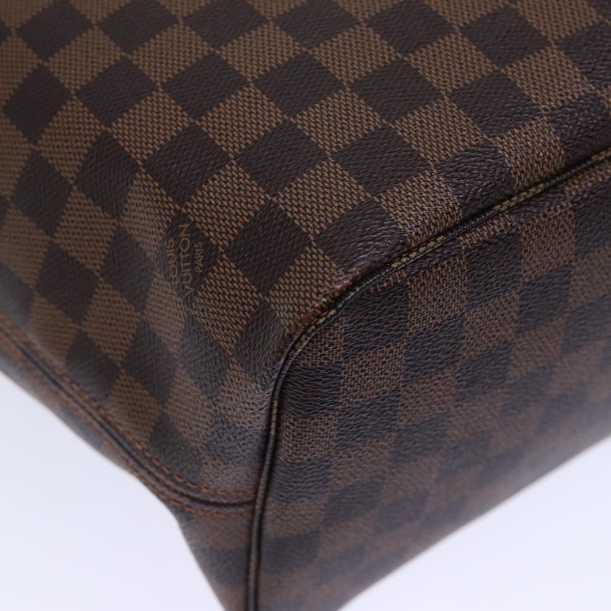 LOUIS VUITTON Damier Ebene Neverfull MM Tote Bag N51105 LV Auth am6117AV