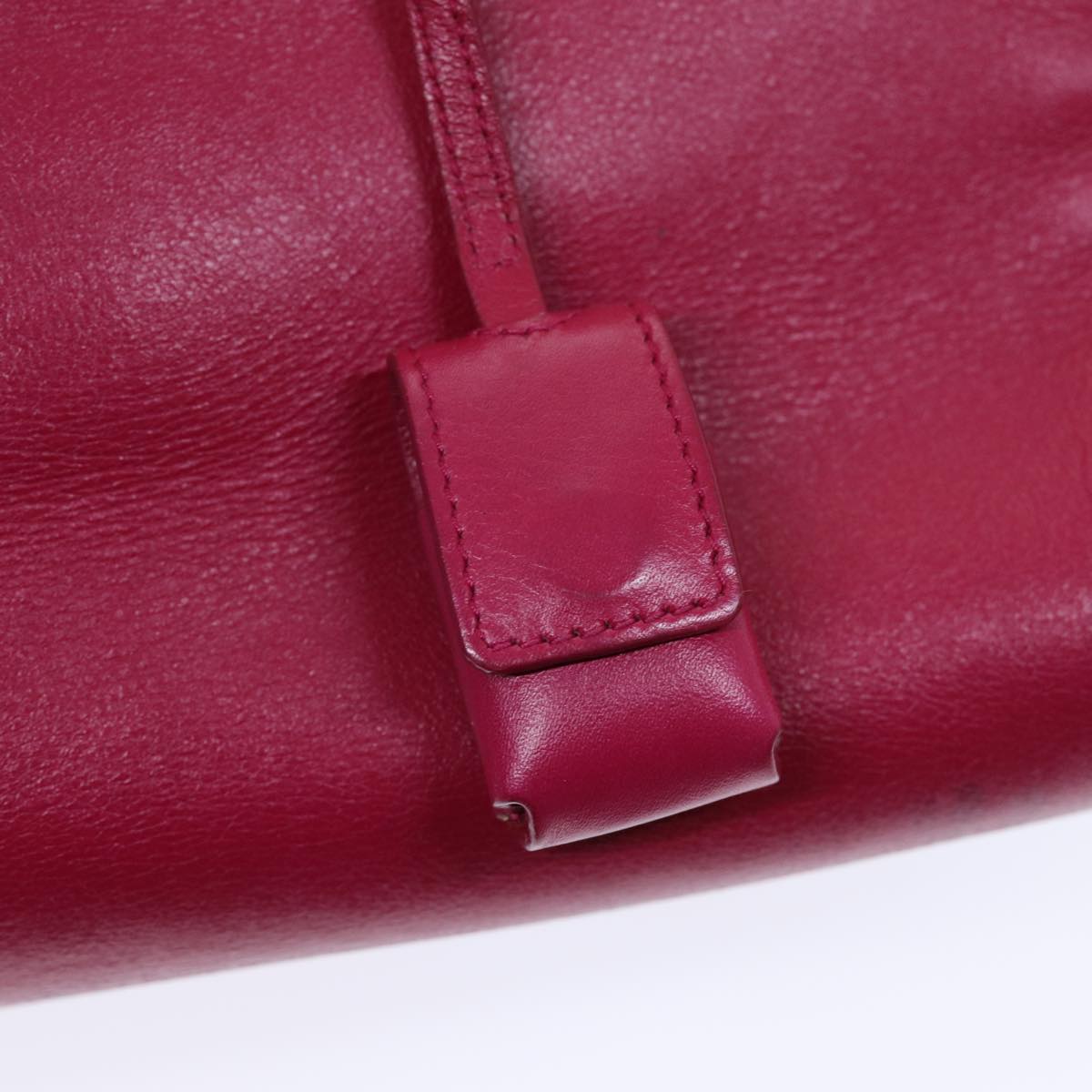 SAINT LAURENT Sac De Jules Hand Bag Leather 2way Pink 324823 Auth am6195