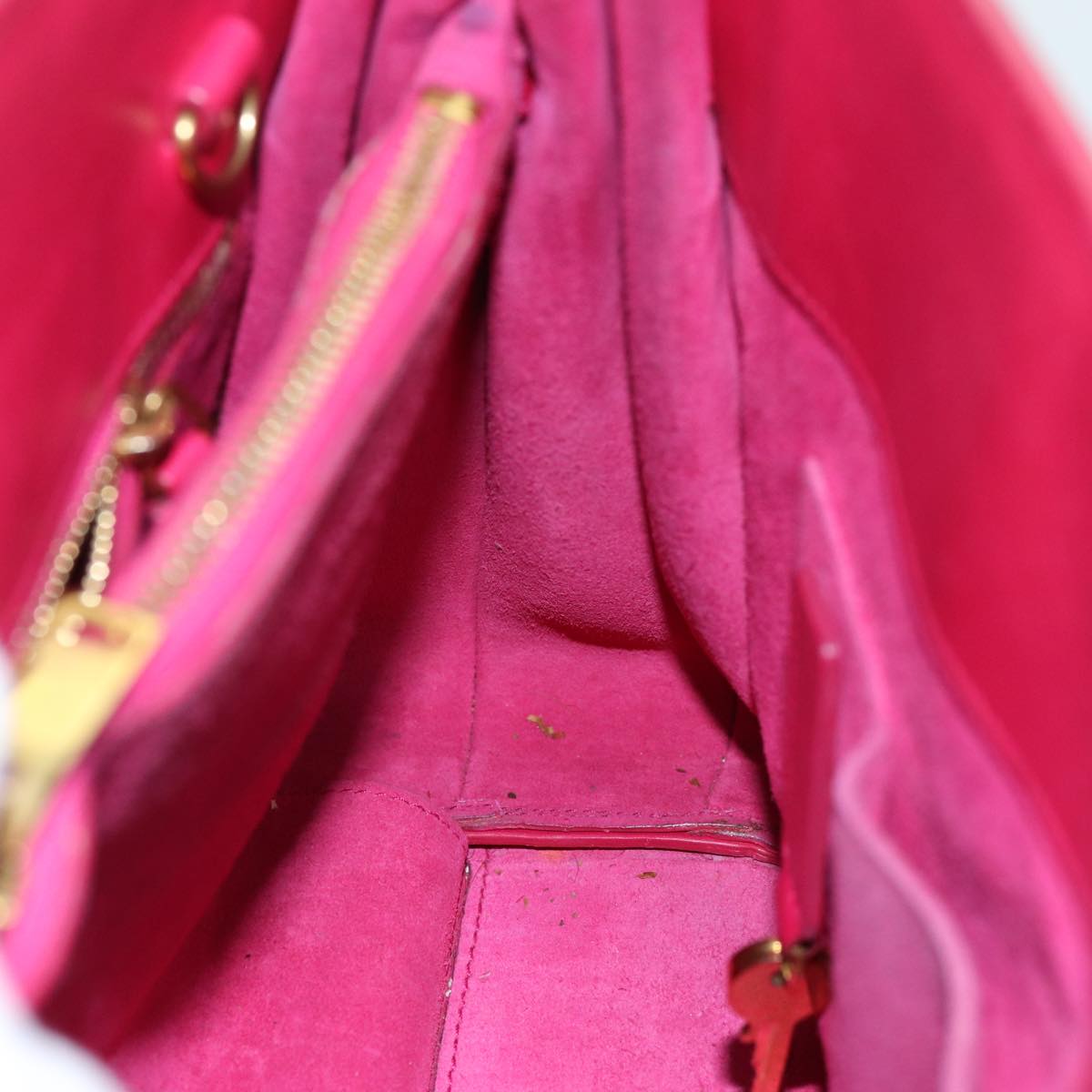 SAINT LAURENT Sac De Jules Hand Bag Leather 2way Pink 324823 Auth am6195