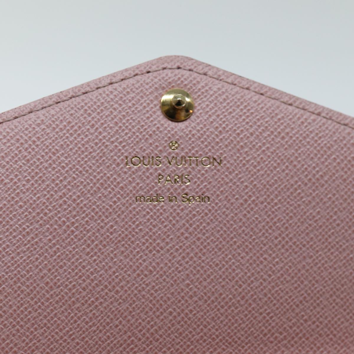 LOUIS VUITTON Monogram Portefeuille Sarah Rose Valerine M62235 LV Auth am6274