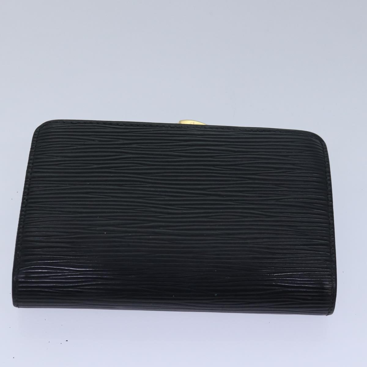 LOUIS VUITTON Epi Wallet 3Set Green Black LV Auth am6303