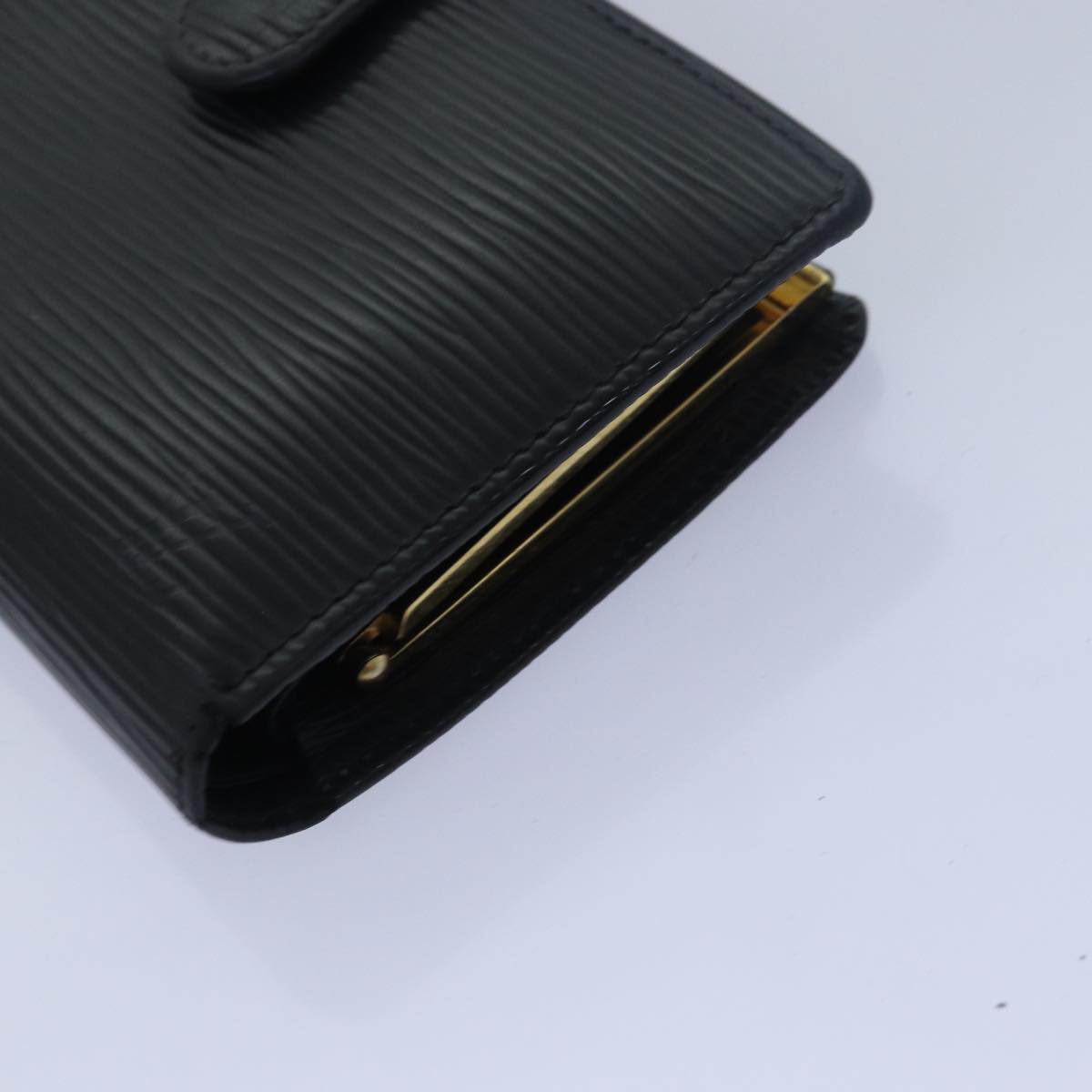 LOUIS VUITTON Epi Wallet 3Set Green Black LV Auth am6303