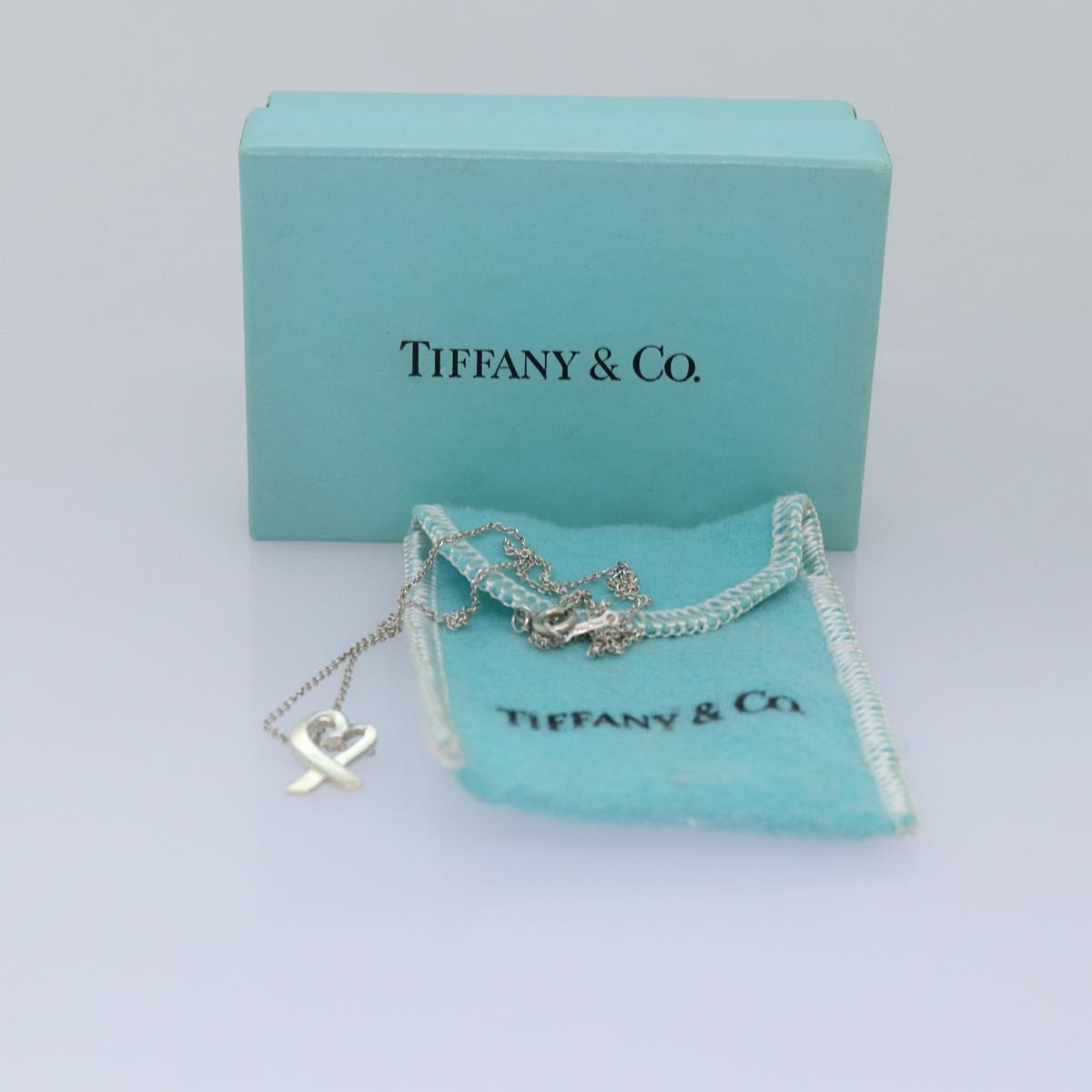 TIFFANY&Co. Necklace Ag925 Silver Auth am6338