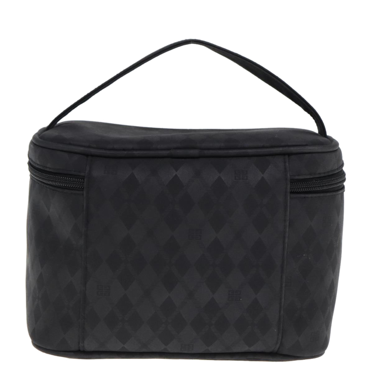 GIVENCHY Vanity Cosmetic Pouch Nylon Black Auth am6346