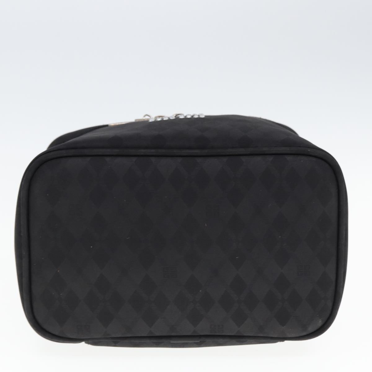 GIVENCHY Vanity Cosmetic Pouch Nylon Black Auth am6346