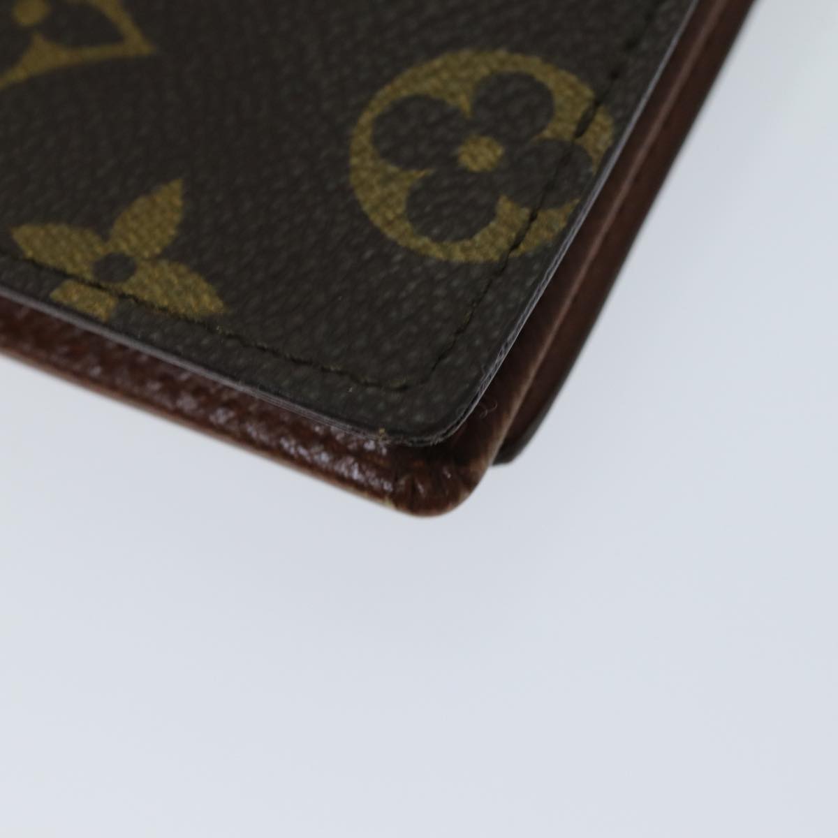 LOUIS VUITTON Monogram Porte Cartes Credit Billfold Wallet M60825 LV Auth am6359