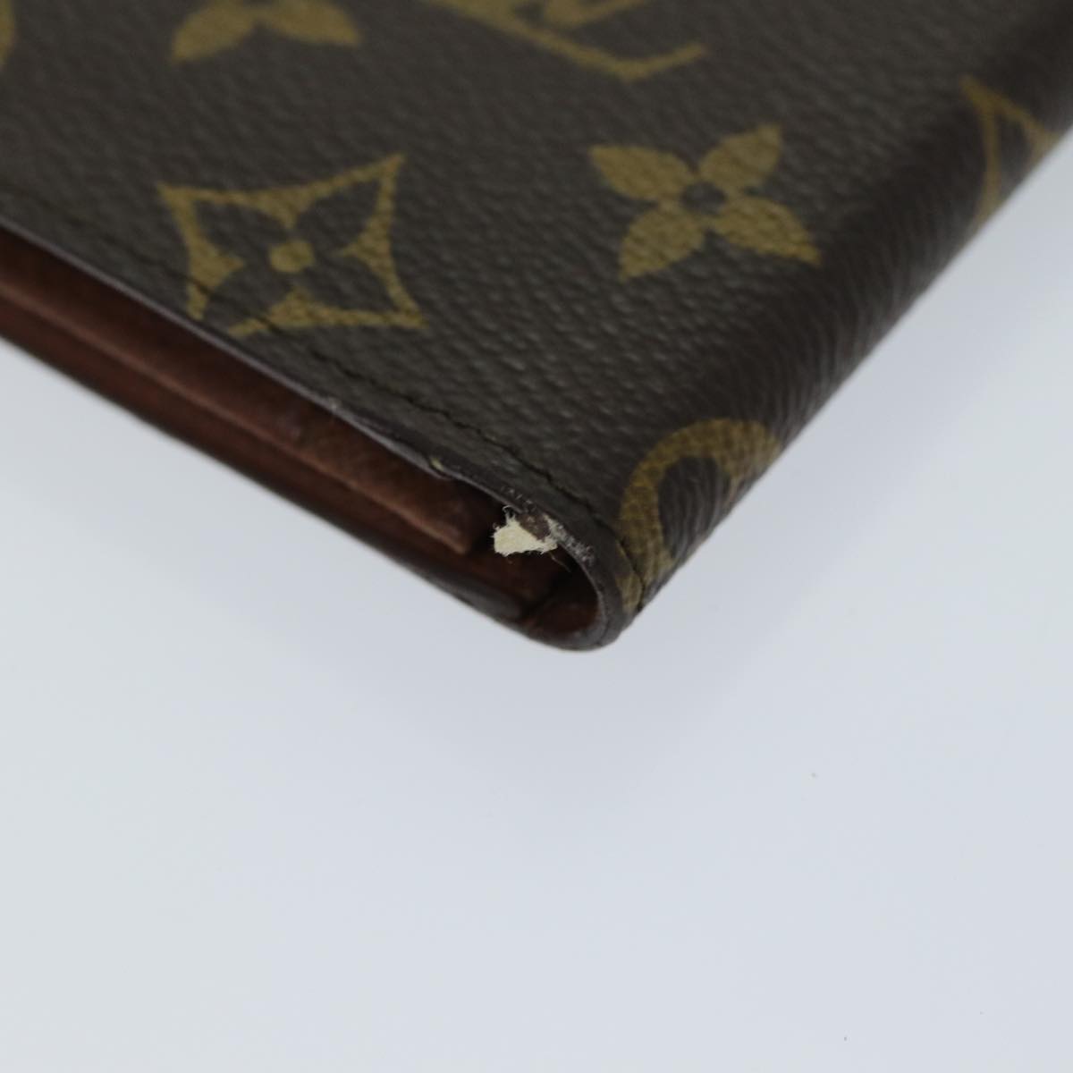 LOUIS VUITTON Monogram Porte Cartes Credit Billfold Wallet M60825 LV Auth am6359