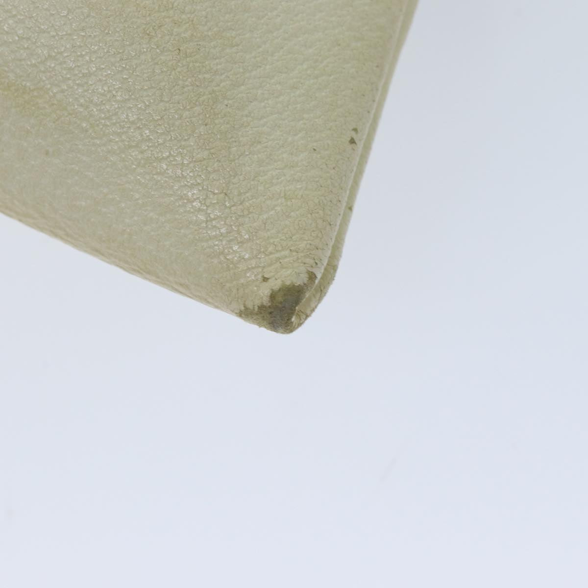 PRADA Tote Bag Canvas Beige Auth am6376