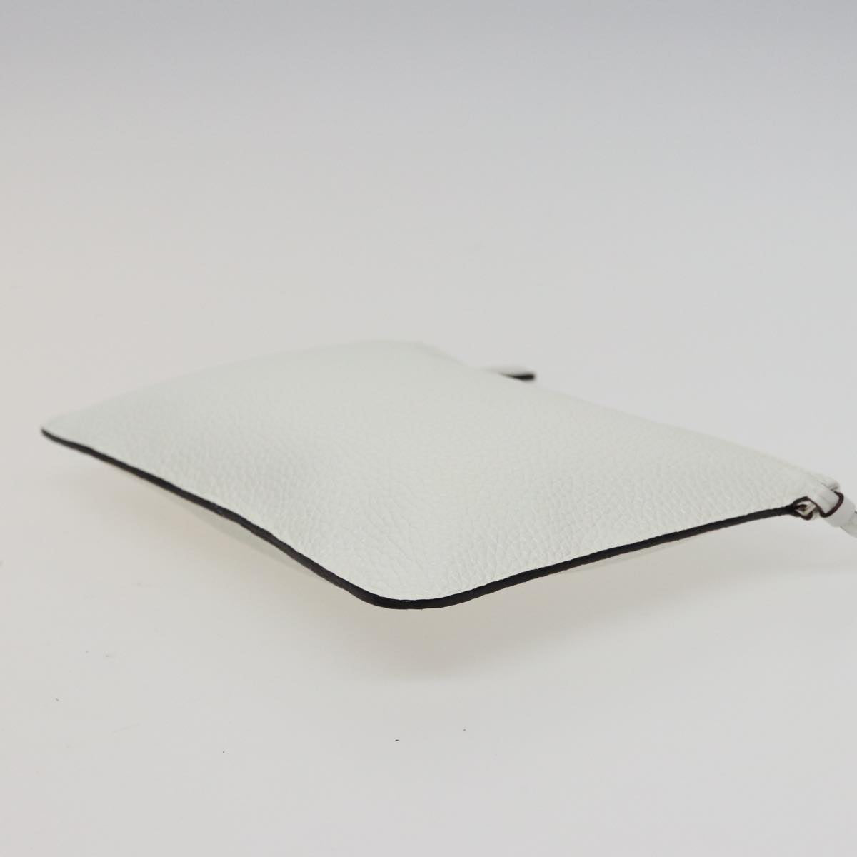 Christian Dior Diorissimo Hand Bag Leather 2way White Auth am6412AV