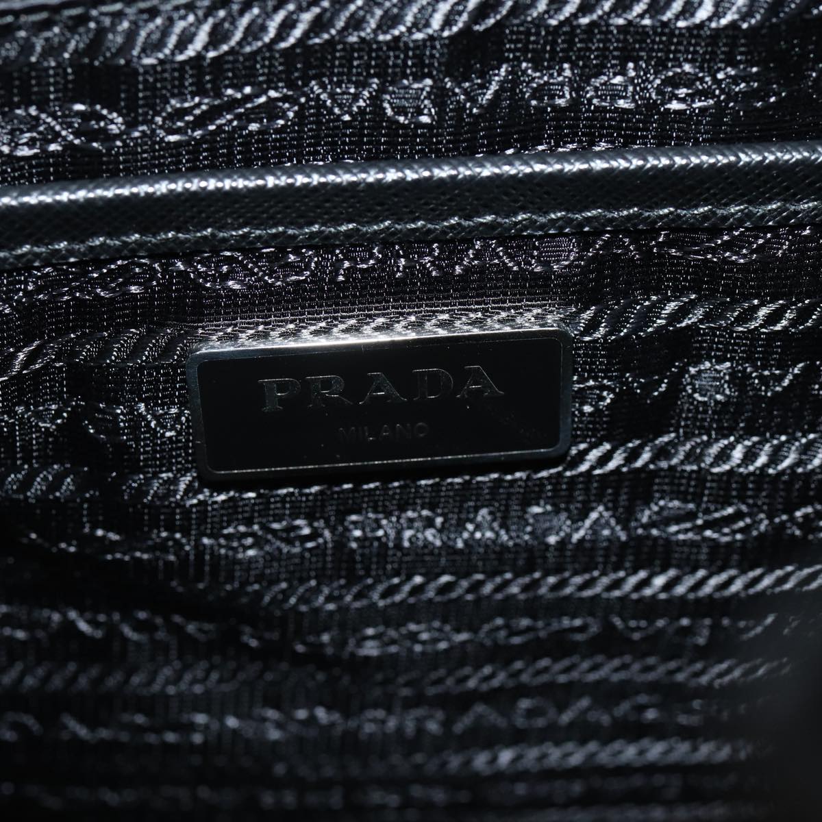 PRADA Backpack Nylon Black Auth am6424A