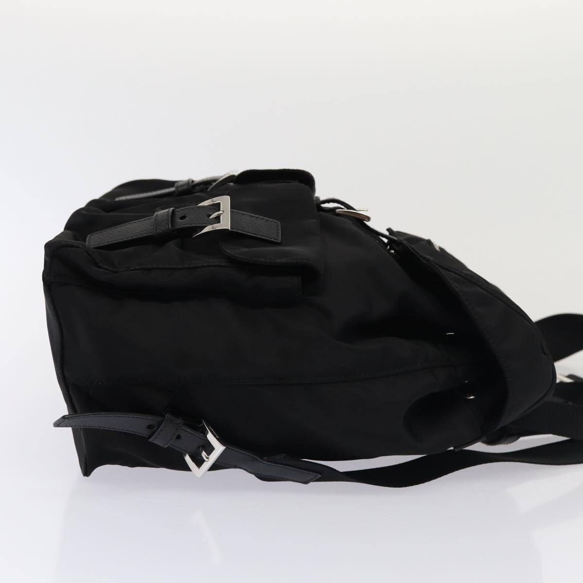 PRADA Backpack Nylon Black Auth am6424A