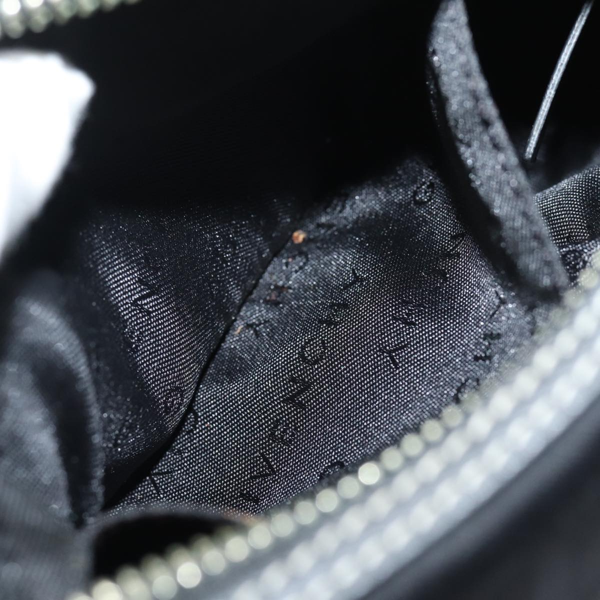 GIVENCHY Hand Bag Nylon Black Auth am6457