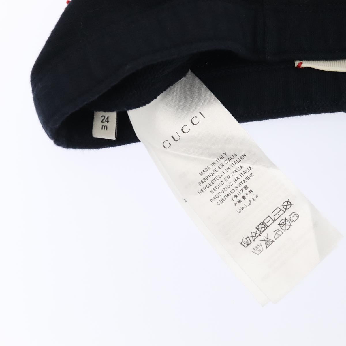 GUCCI Jacket Cotton Setup Navy Auth am6464