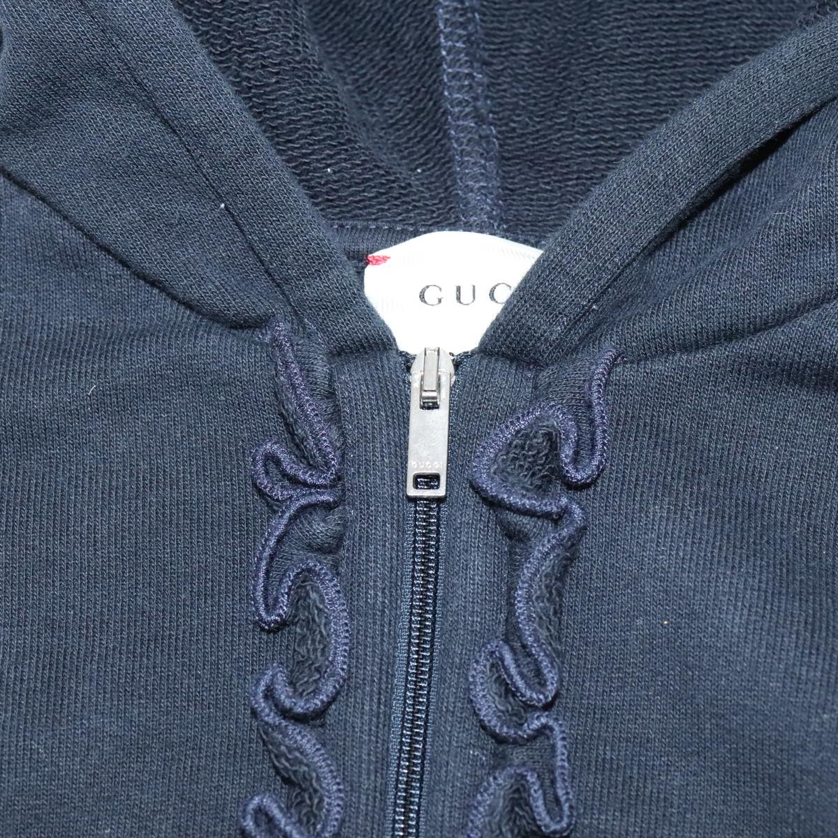 GUCCI Jacket Cotton Setup Navy Auth am6464
