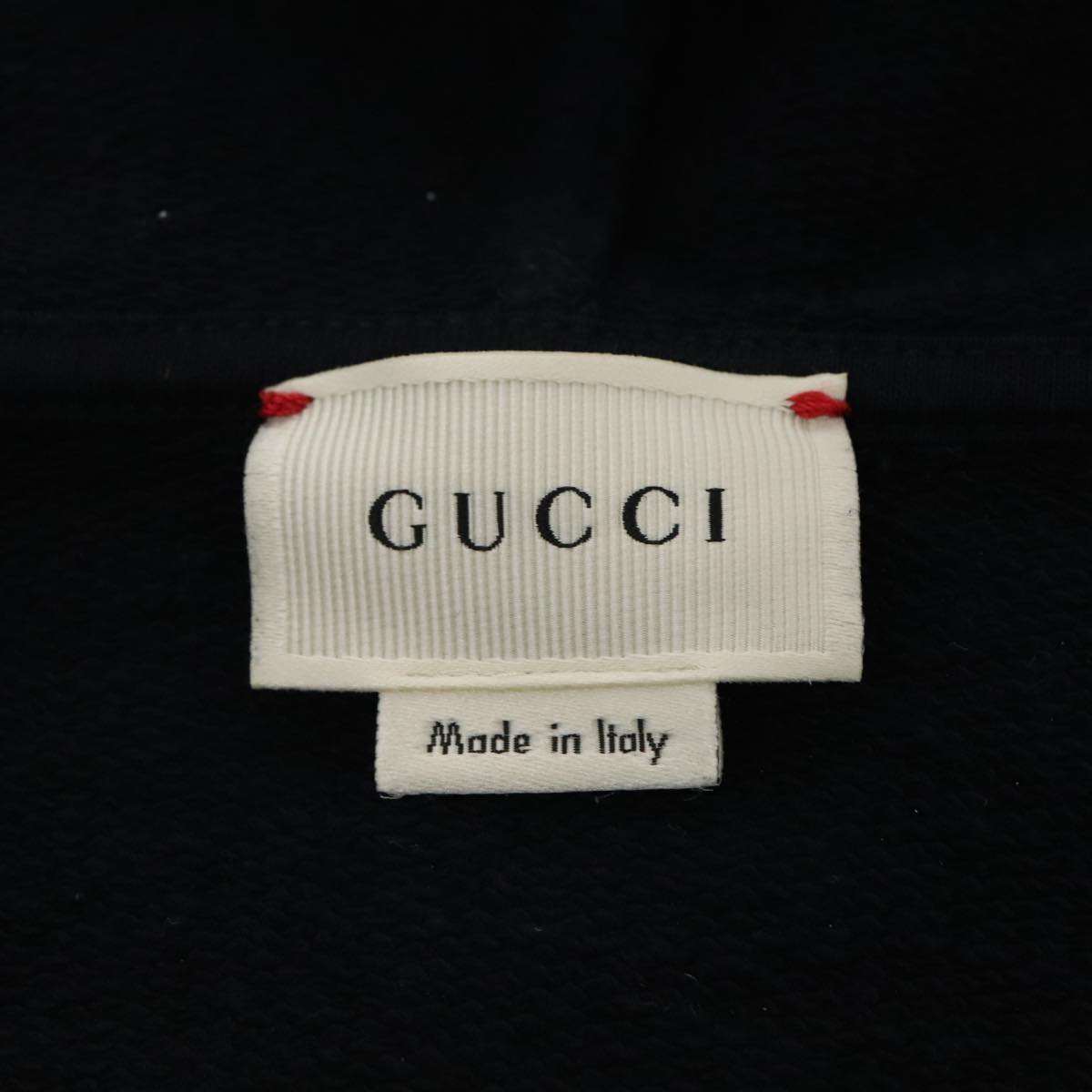 GUCCI Jacket Cotton Setup Navy Auth am6464