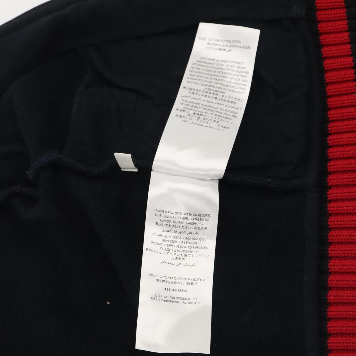 GUCCI Jacket Cotton Setup Navy Auth am6464