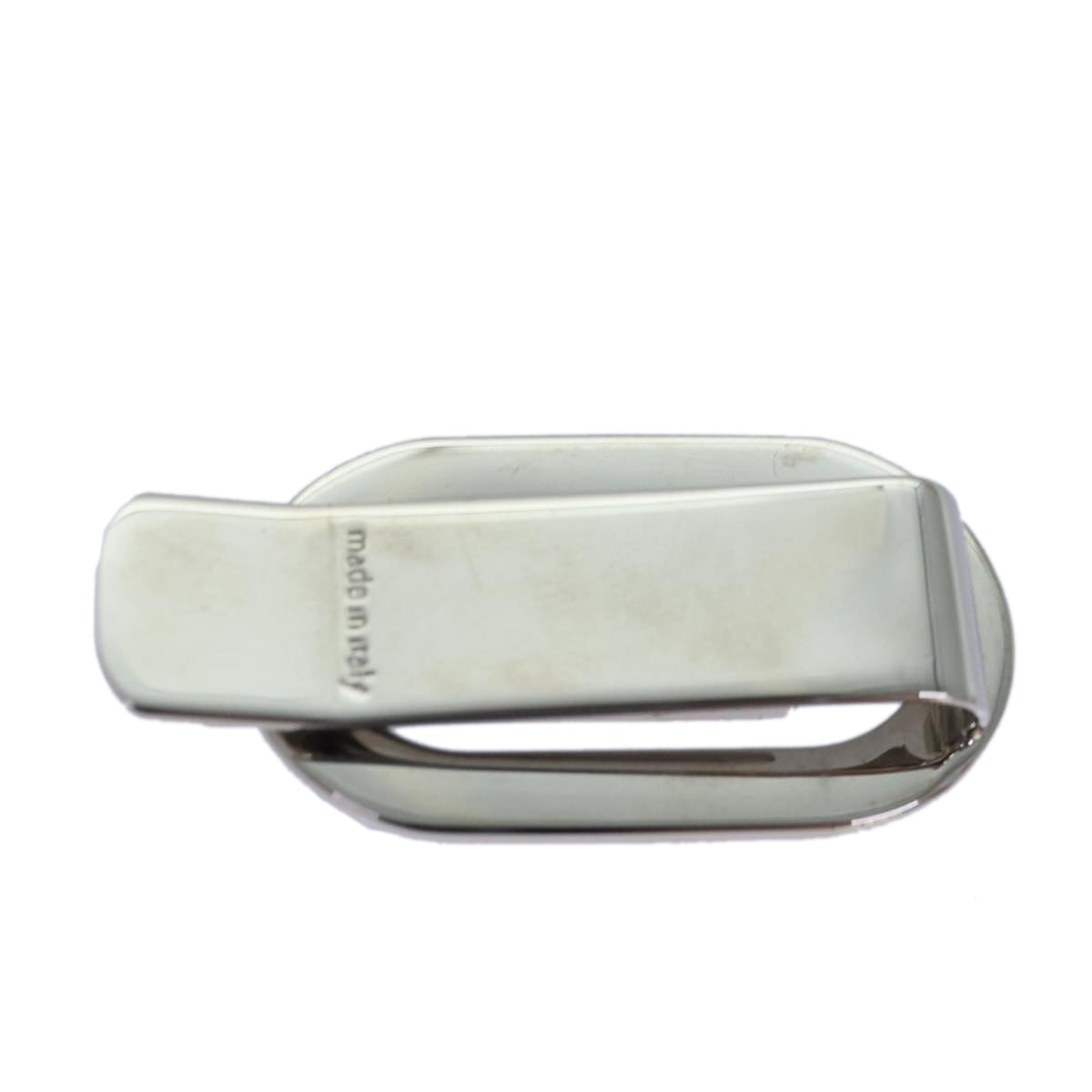 GUCCI Money Clip metal Silver Auth am6487V