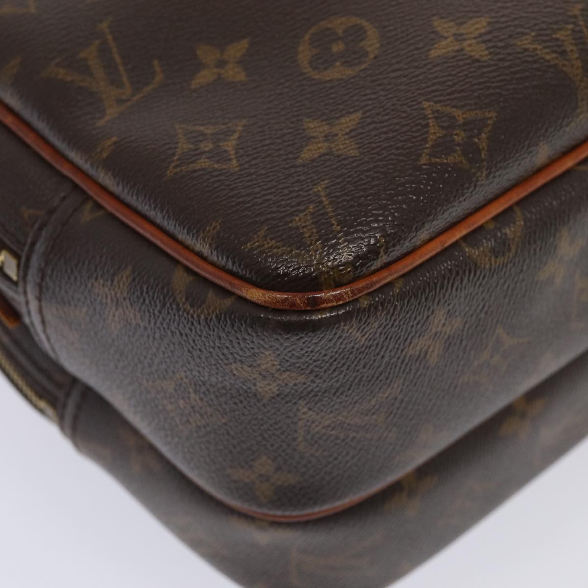 LOUIS VUITTON Monogram Reporter PM Shoulder Bag M45254 LV Auth am6563