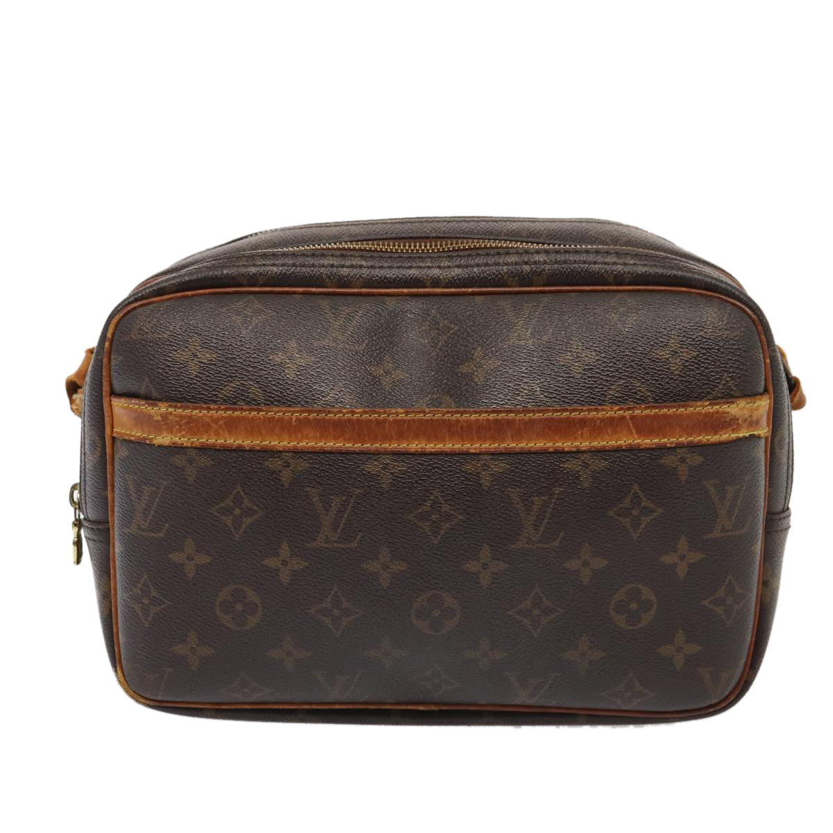 LOUIS VUITTON Monogram Reporter PM Shoulder Bag M45254 LV Auth am6563