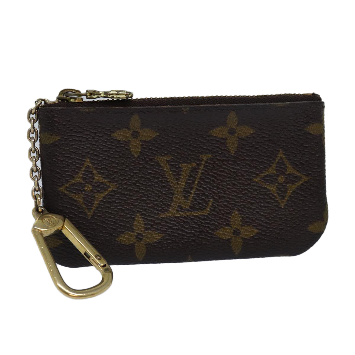 LOUIS VUITTON Monogram Pochette Cles Coin Purse M62650 LV Auth am6585