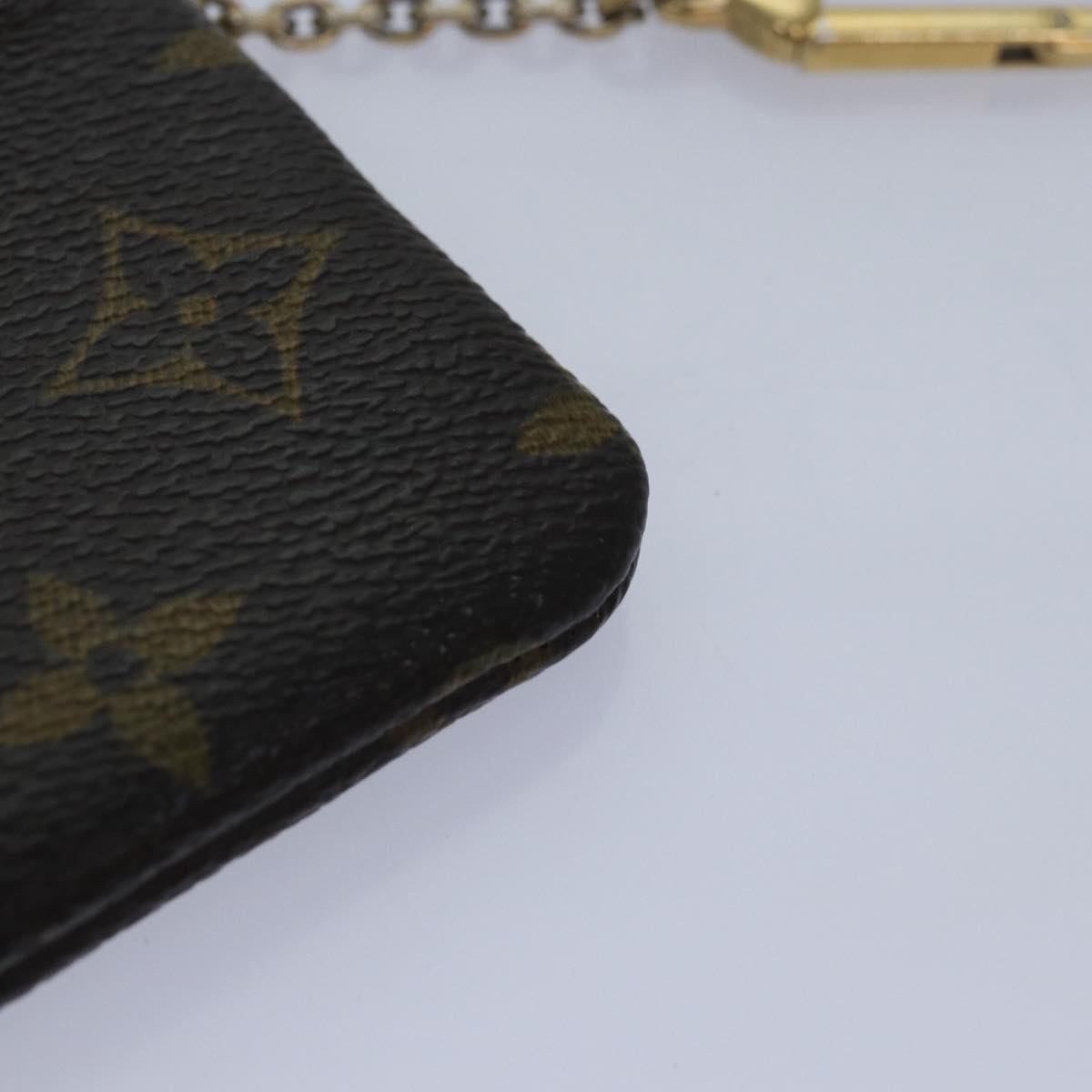 LOUIS VUITTON Monogram Pochette Cles Coin Purse M62650 LV Auth am6585