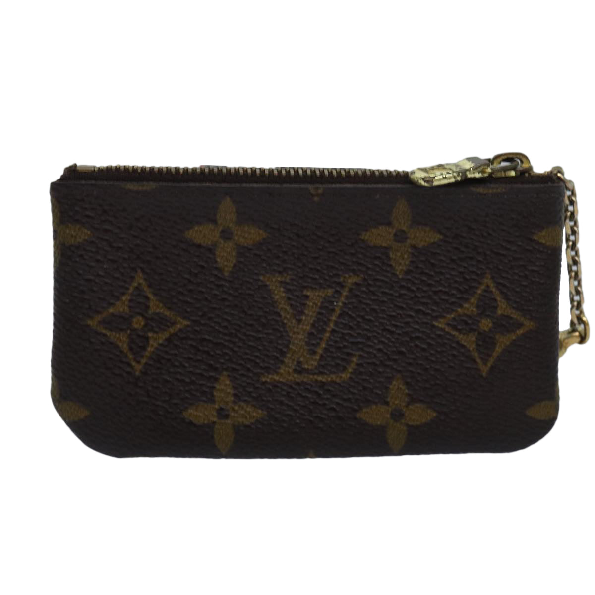 LOUIS VUITTON Monogram Pochette Cles Coin Purse M62650 LV Auth am6585